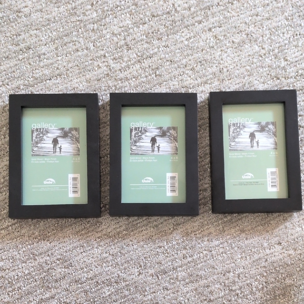 Black Photo Frame Set - Picture 6 of 7
